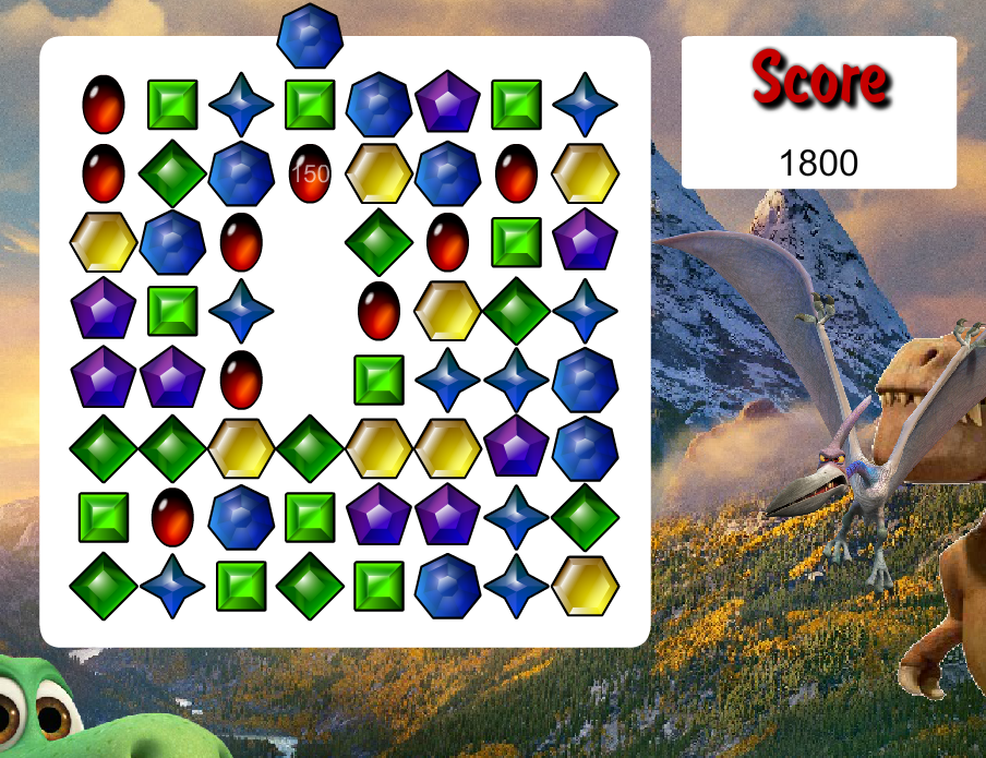 The Good Dinosaur Match Three