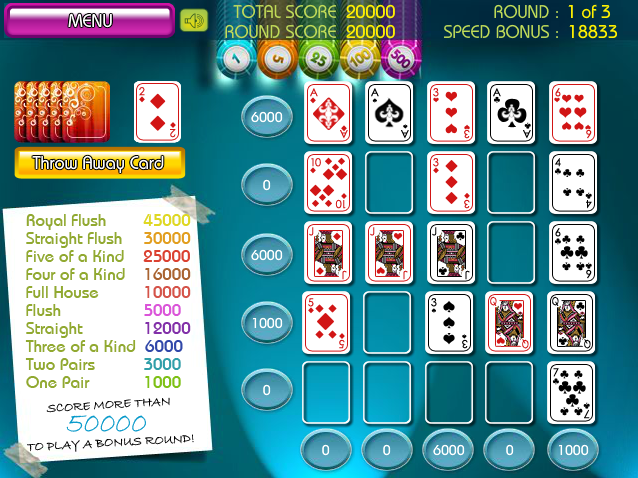 Vegas Poker Solitaire