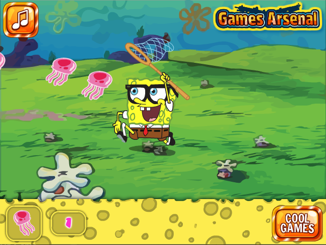 SpongeBob's Jellyfish Race