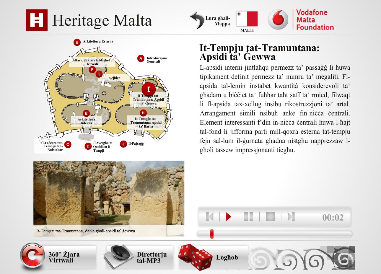 Heritage Malta - Interactive Ġgantija Temples