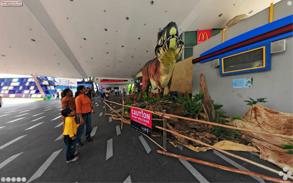 Science Centre Singapore: Entrance Virtual Reality Image