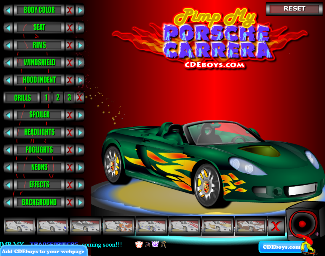 Pimp My Porsche Carrera