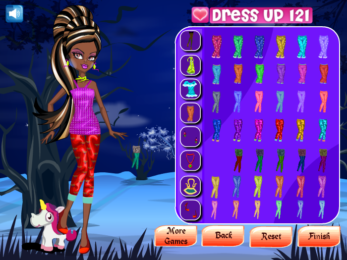 Monster High Dolls Dressup and Makeover