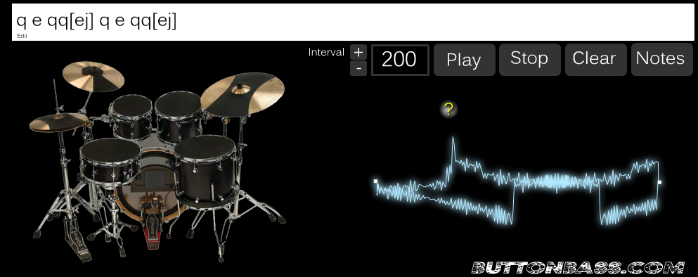 ButtonBass Player Drums