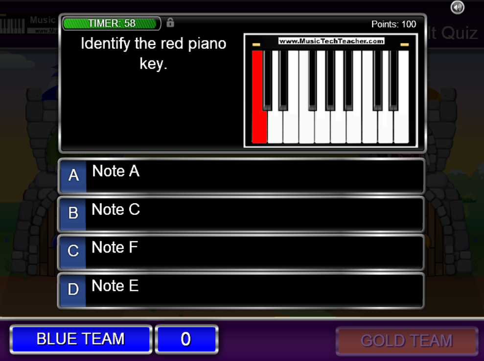 Identify the Piano Notes