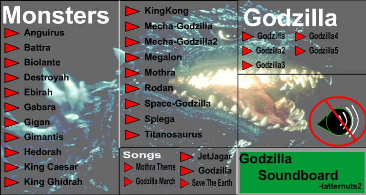 Godzilla Soundboard