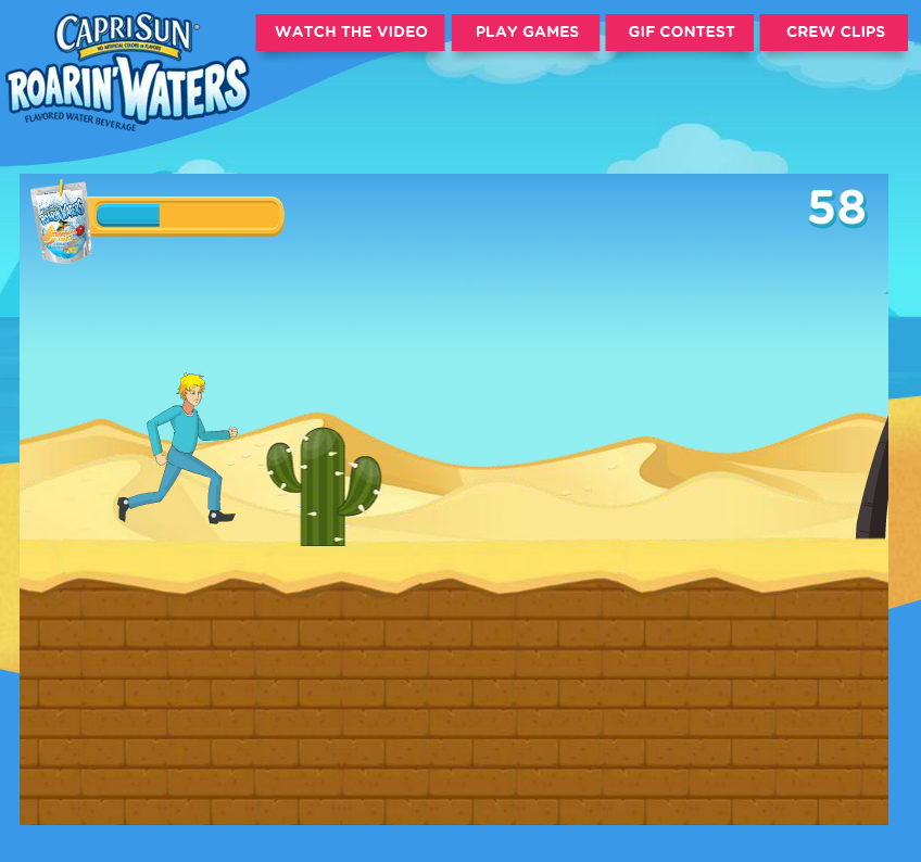 Capri Sun Roarin' Waters - Bend the End Microsite