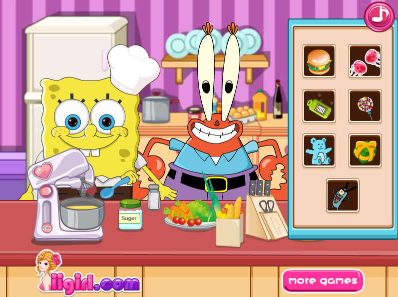 SpongeBob Kitchen Slacking