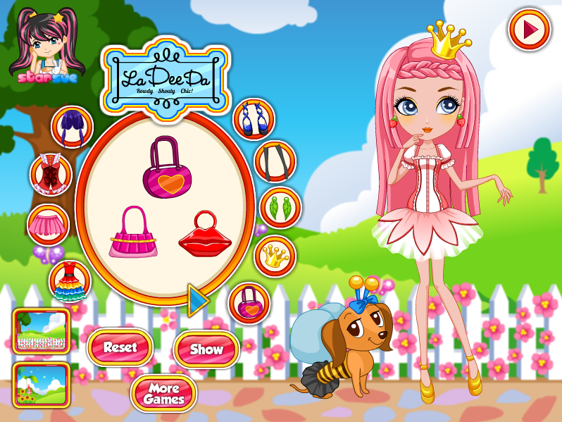 La Dee Da Garden Tea Party: Cyanne as Sunflower Burst