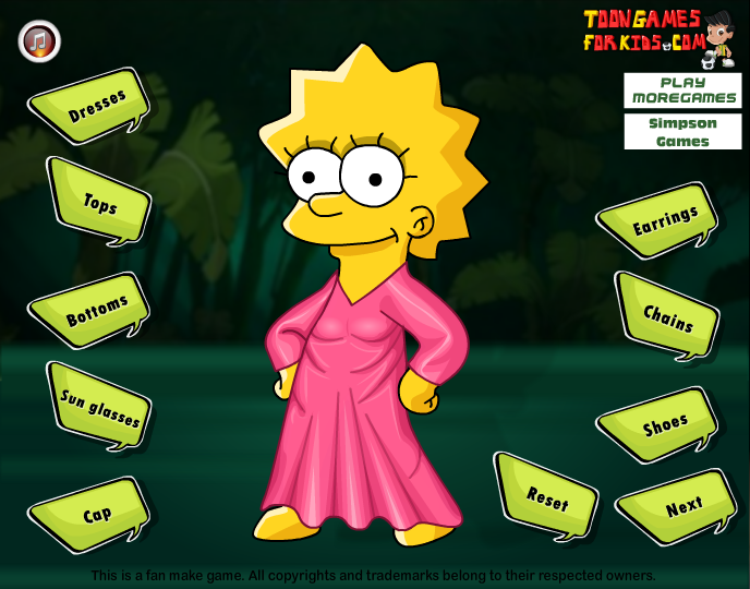 Lisa Simpson Dress up