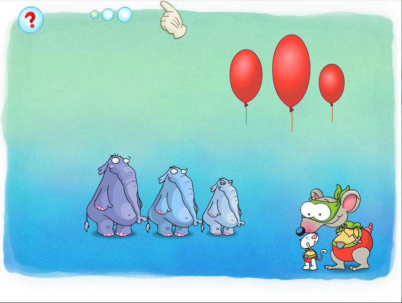 Elephants and Balloons Game