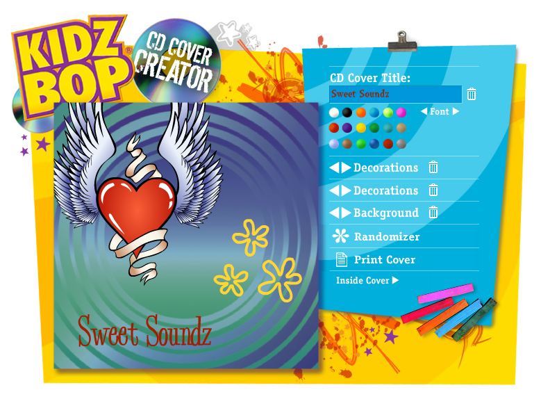 Kidz Bop CD Cover Creator