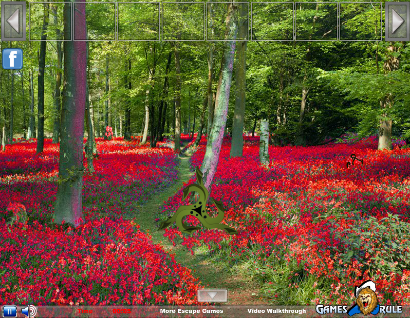Red Flower Forest Escape