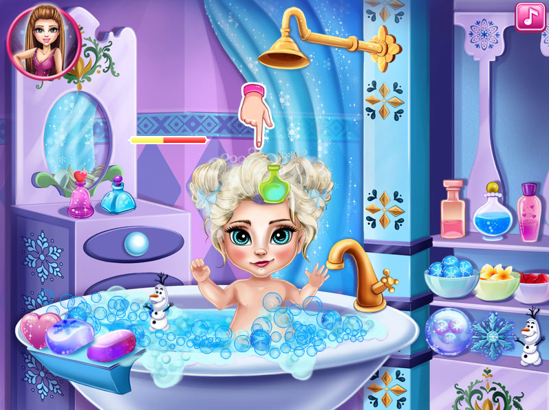 Elsa Baby Bath