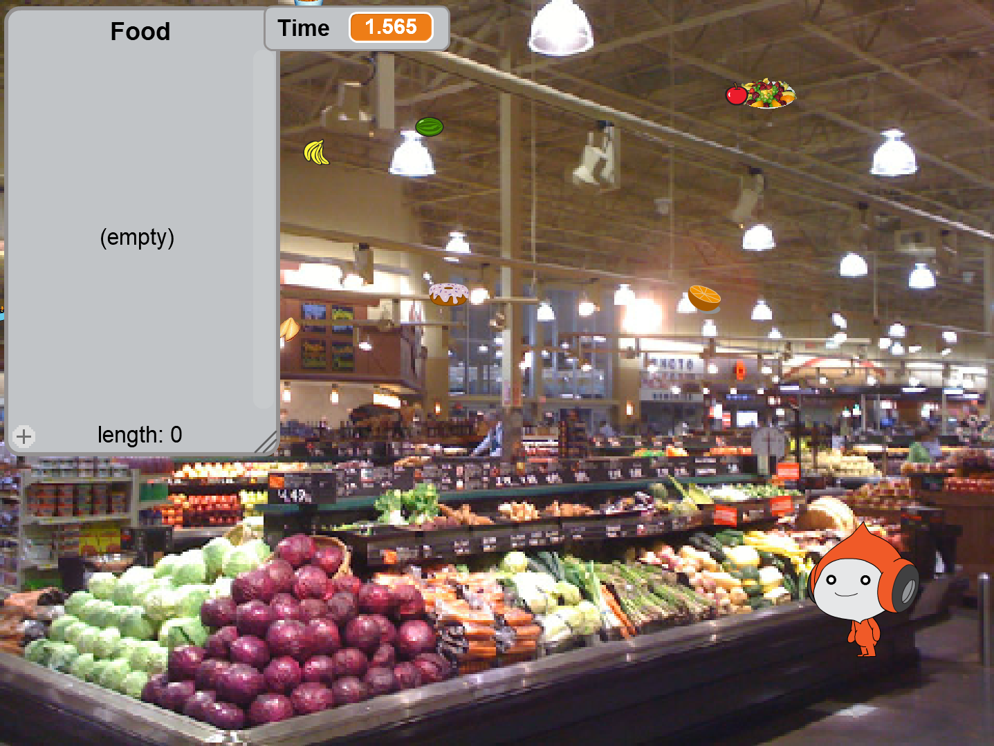 Grocery shopping with Pico