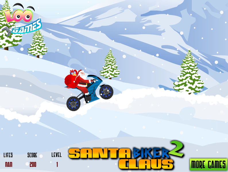 Santa Claus Biker 2