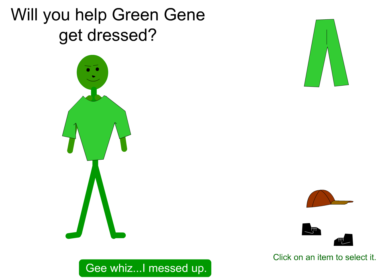 Dress Up Green Gene