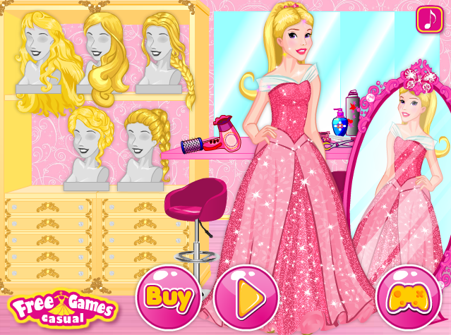 Blonde Princess Prom Shopping