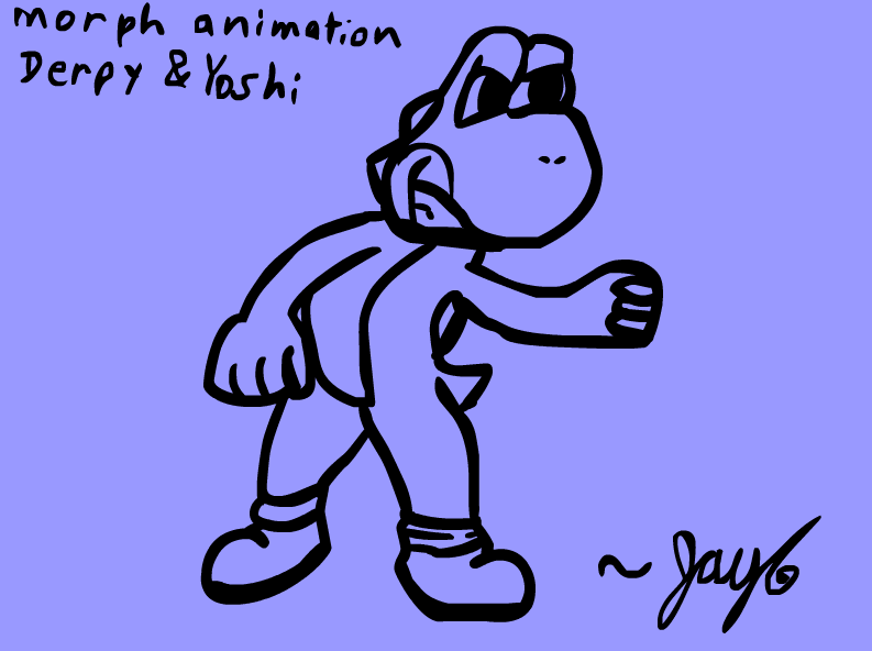 Morph Animation - Derpy and Yoshi