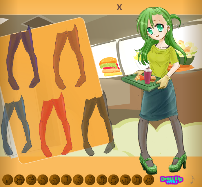 Fast Food Dress Up Game