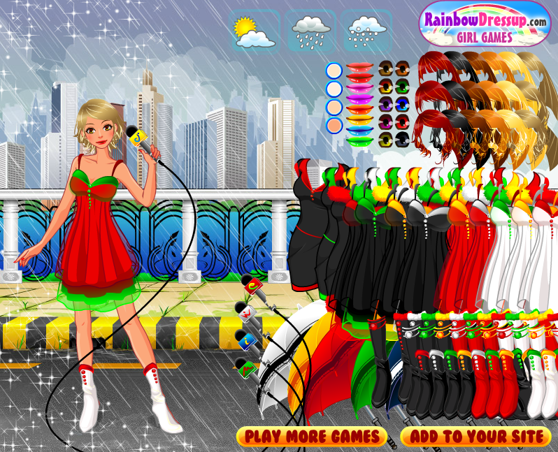 Weather Girl Dressup
