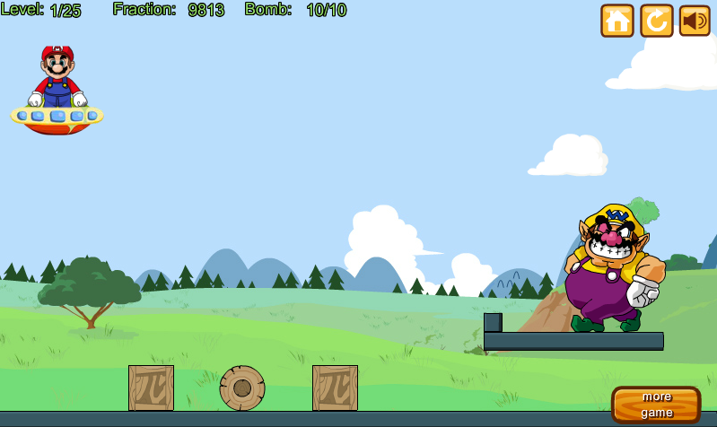 Mario UFO Princess Protection