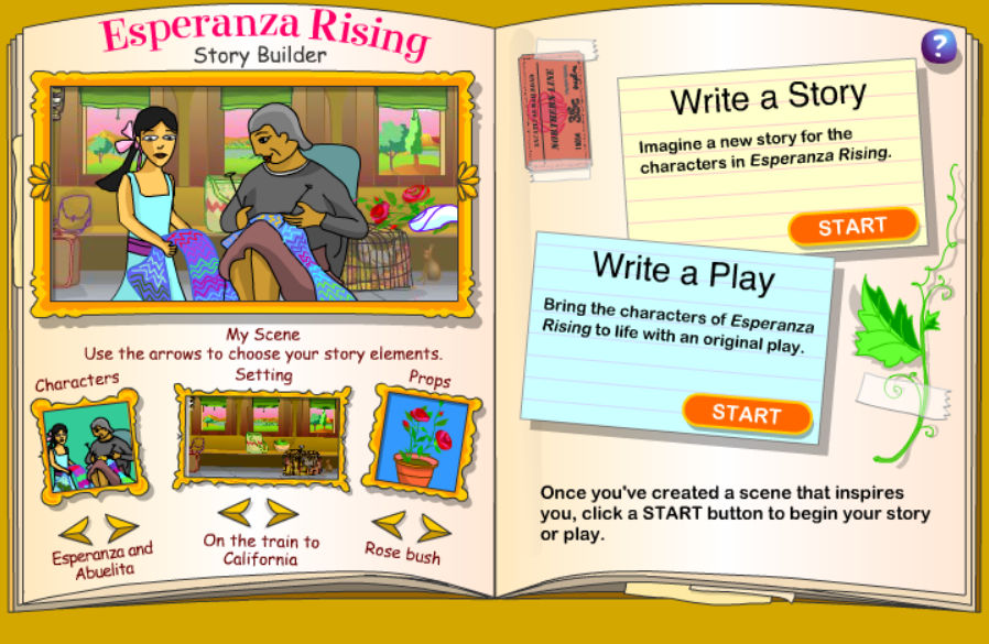 Esperanza Rising: Story Builder