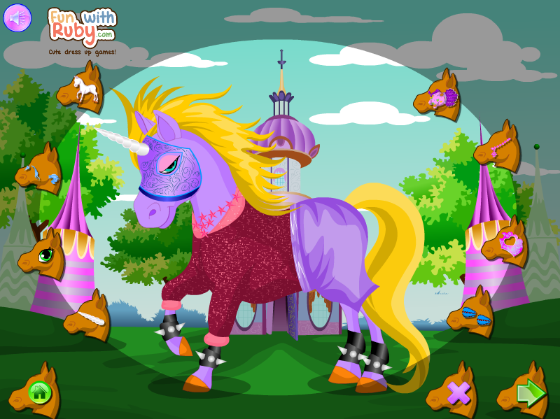 Peaches Pony Dressup