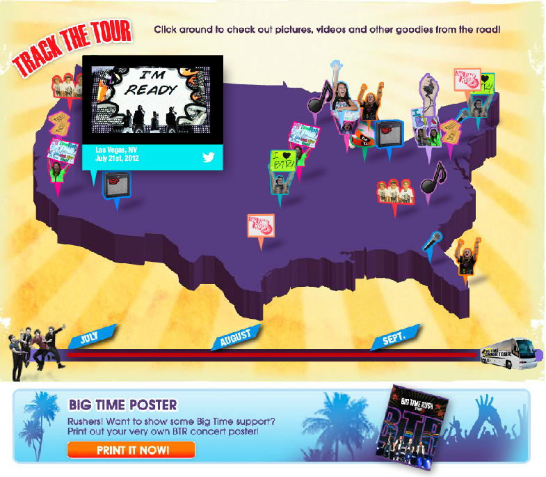 Big Time Rush: Track The Tour