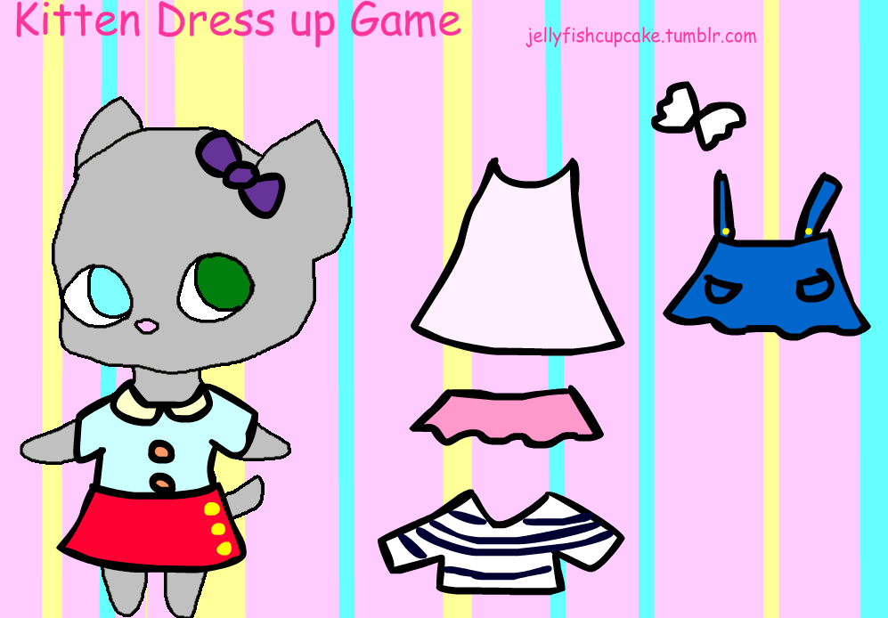 Kitten Dress up game