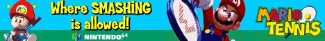 Mario Tennis Banner Ad