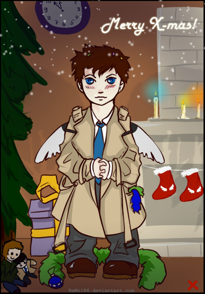 Christmas Card from Castiel