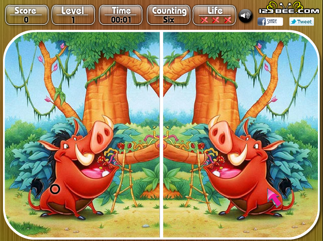 The Lion King - Spot the Difference