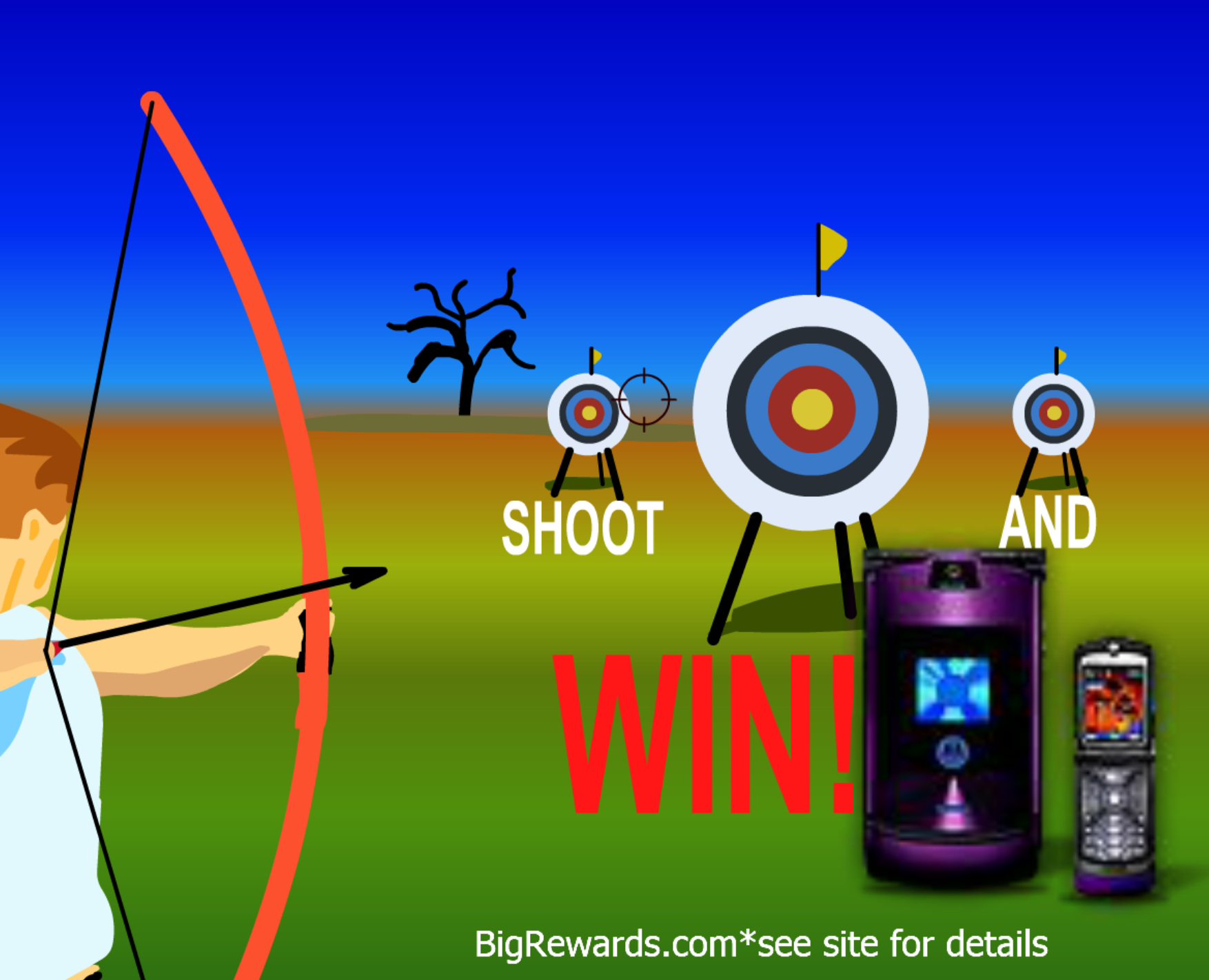 Shoot And Win!: Bow And Arrow Banner Advergame