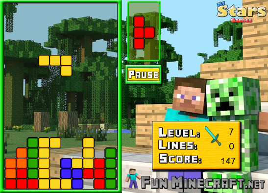 Minecraft Tetris