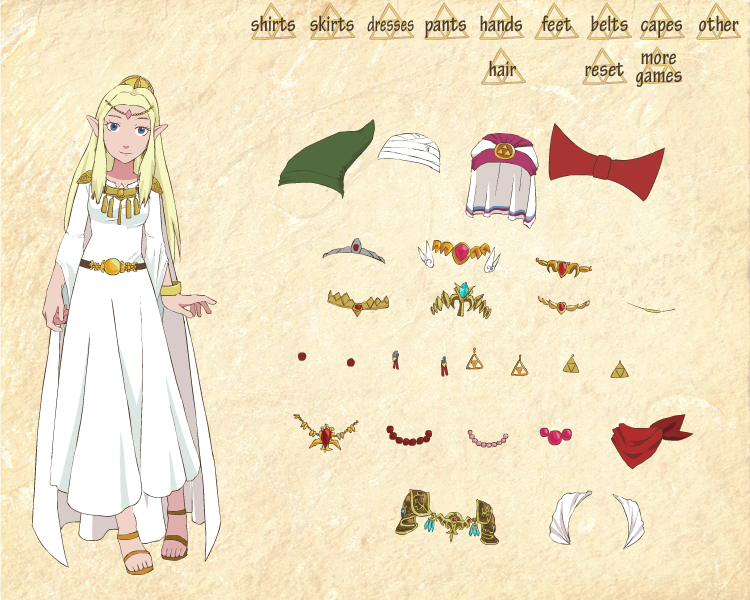 Princess Zelda Dress Up