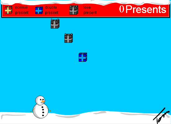 Snowman Present Catcher