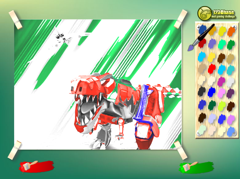 Power Rangers Dino Thunder Kids Coloring