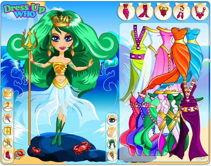 Sea Goddess Dress Up