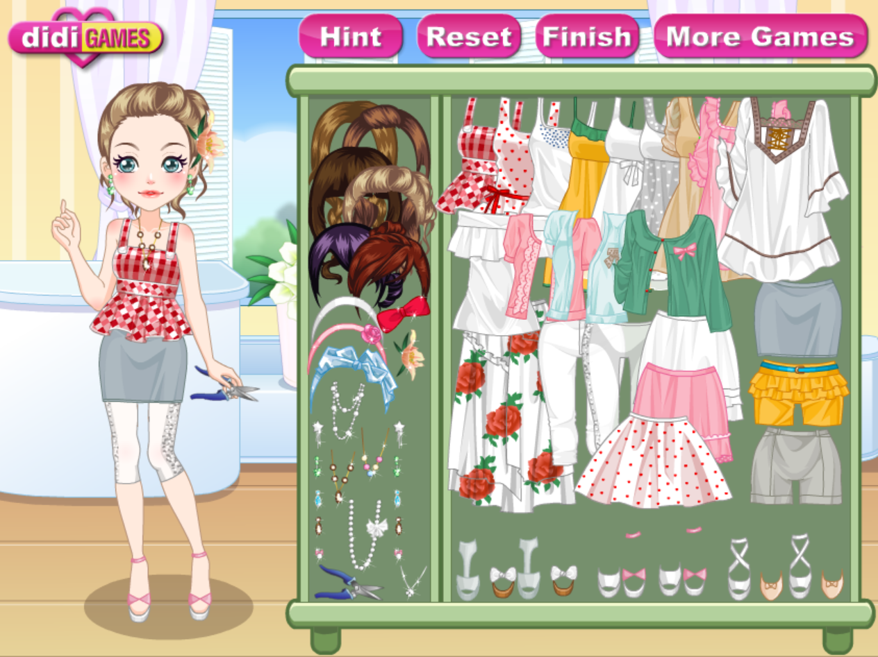 Flower Shop Dress Up Game