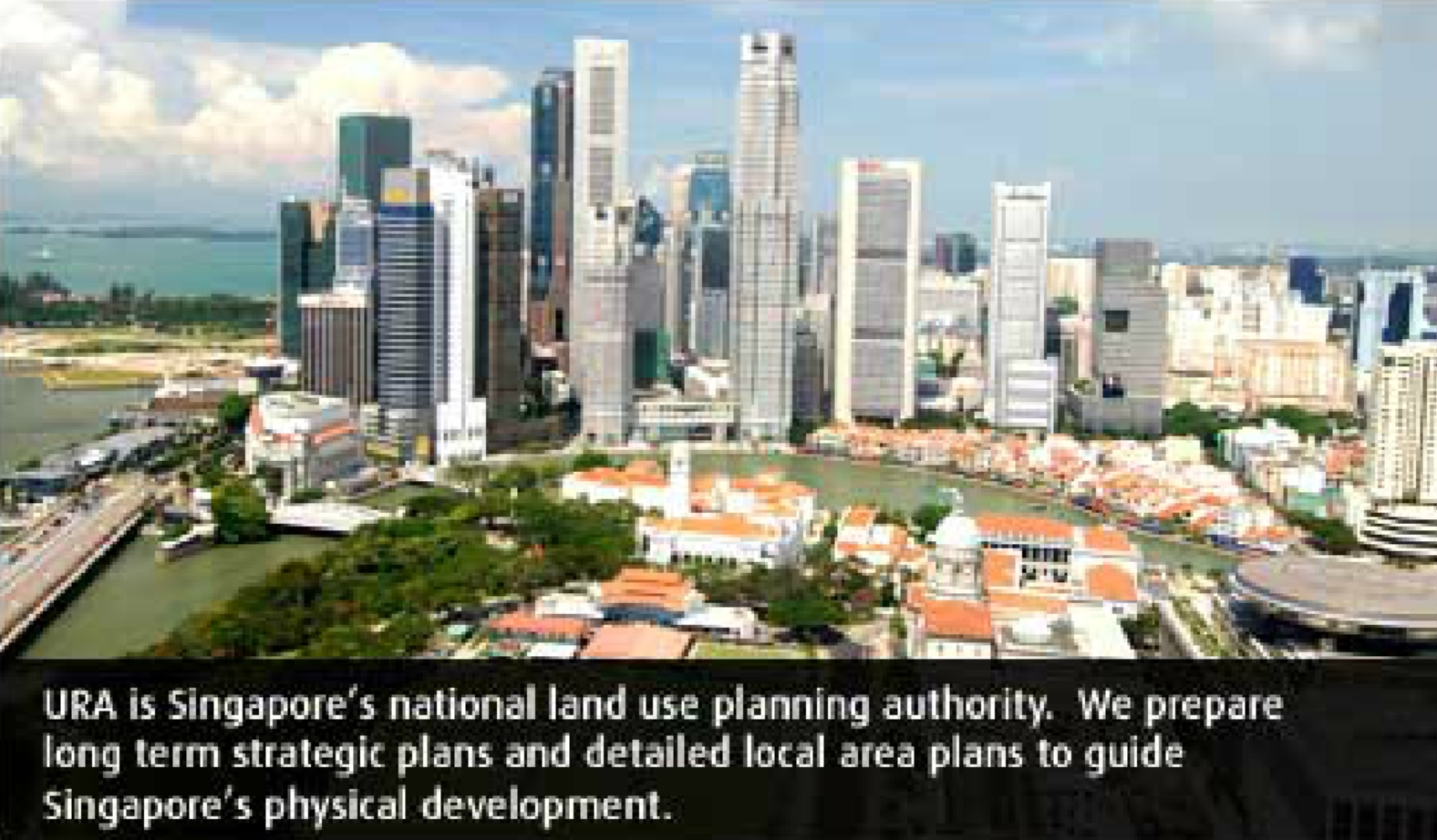 Urban Redevelopment Authority Singapore Website Banner (2007)