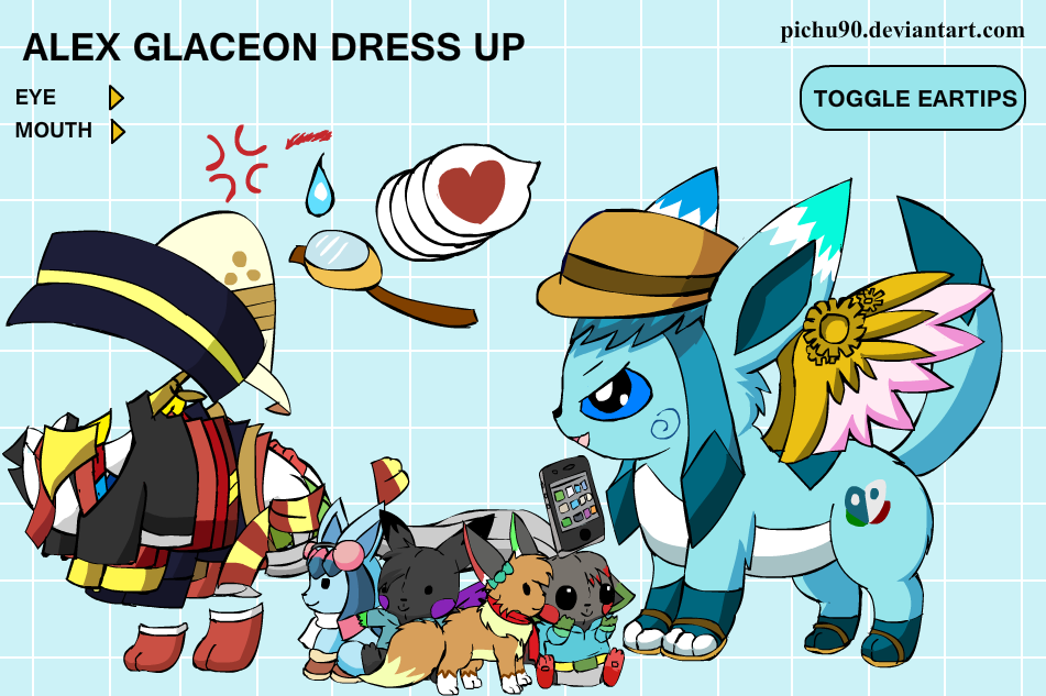 Alex Glaceon Dress Up