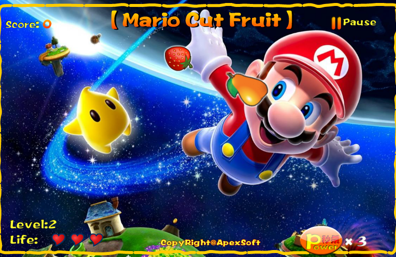 Mario Cut Fruit