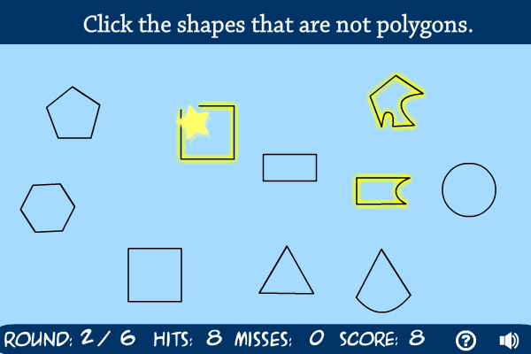 Polygon Shape Game