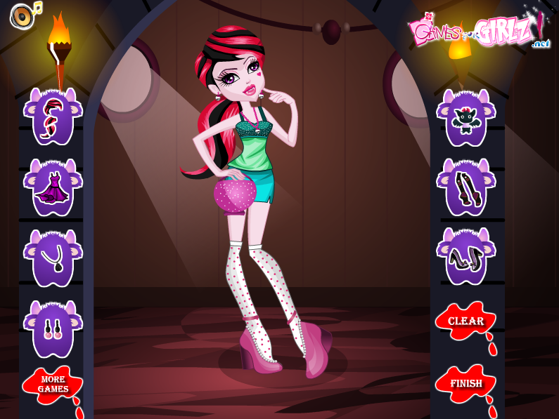 Draculaura Dressup