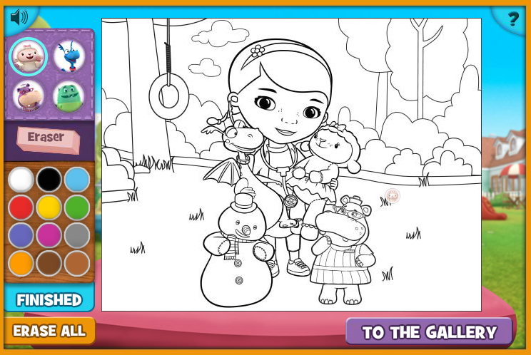 Doc McStuffins: Doc's Painting Pals