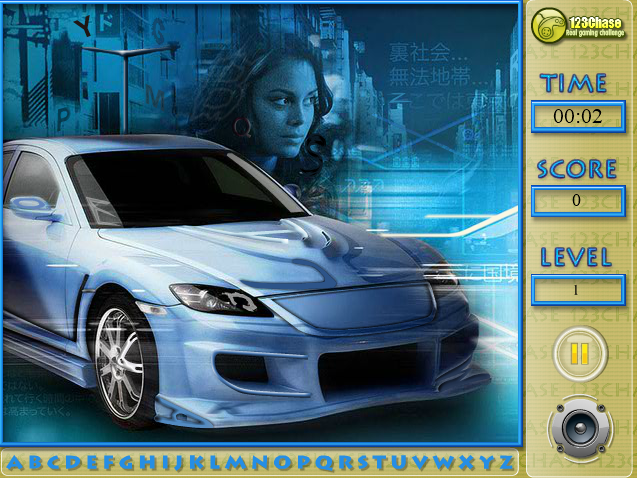 Fast & Furious - Find the Alphabets