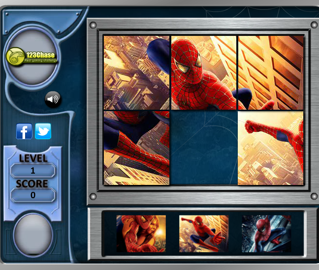 Spiderman Sliding Puzzle