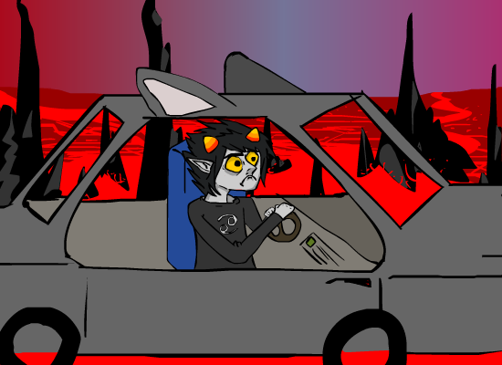 Karkat - DO THE DRIVING THING