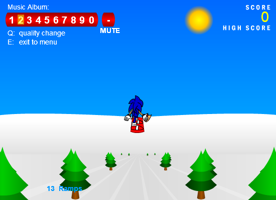 Sonic 3D Snowboarding